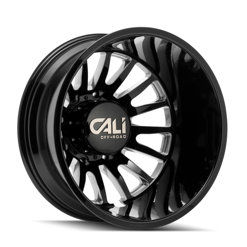 Cali Off-Road 9110D Summit Dually 20x8.25 / 8x200 BP / -232mm Offset / 142mm Hub Gls Blk Mill Wheel