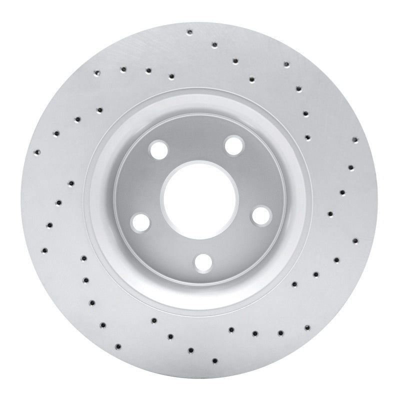 DFC 11-22 Dodge Durango Front Left Drilled Geoperformance Rotor