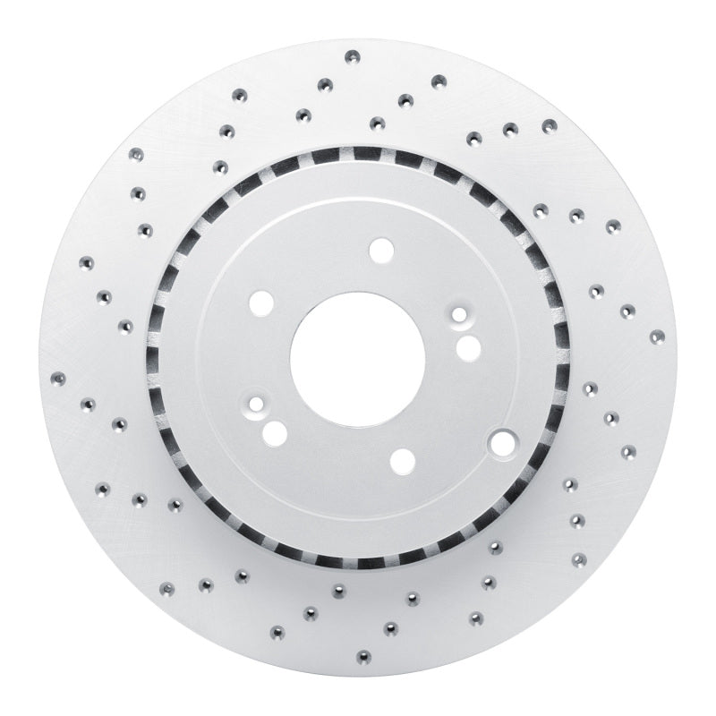 DFC 18-25 Genesis G70 Rear Left Drilled Geoperformance Rotor
