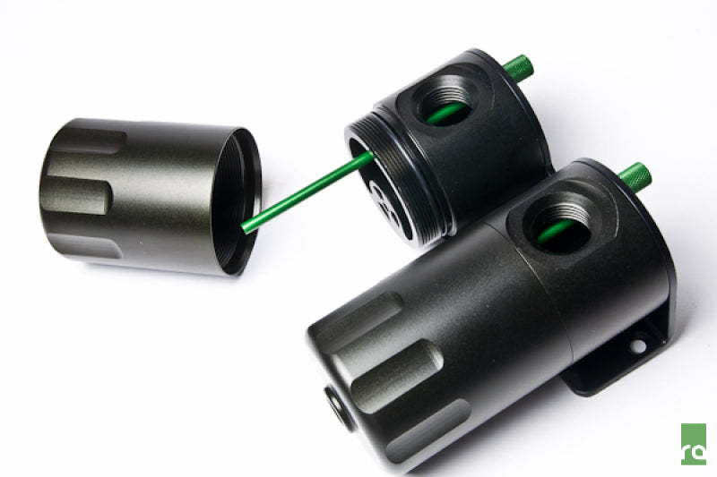 Radium Engineering Dual Universal Catch Can Kit - Fluid Lock