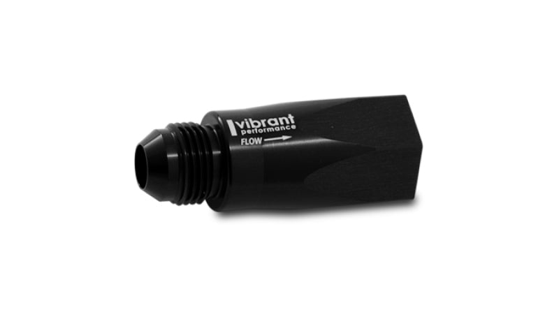 Vibrant -12AN Male to Female -12ORB Inline Check Valve