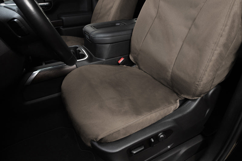 Covercraft 14 Chevrolet/GMC 1500 Waterproof Polyester SeatSaver Custom Front Row Seat Covers - Taupe