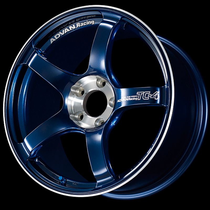 Advan TC-4 SE 16x5.5 / +45 Offset / 4x100 / 63mm Bore / Racing Indigo Blue and Diamond Cut