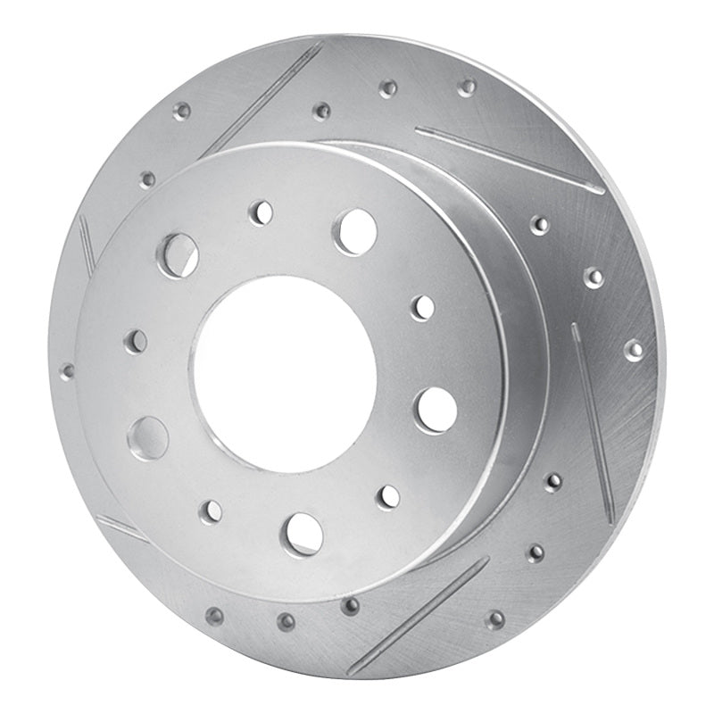 R1 14-21 Ram Promaster 2500 Rear Left Drilled & Slotted Silver Brake Rotor