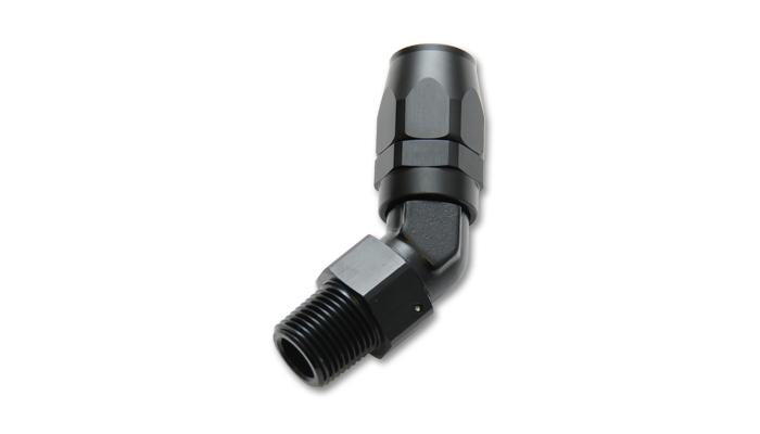 Vibrant Male -12AN 45 Degree Hose End Fitting - 1-1/6-12 Thread (12)