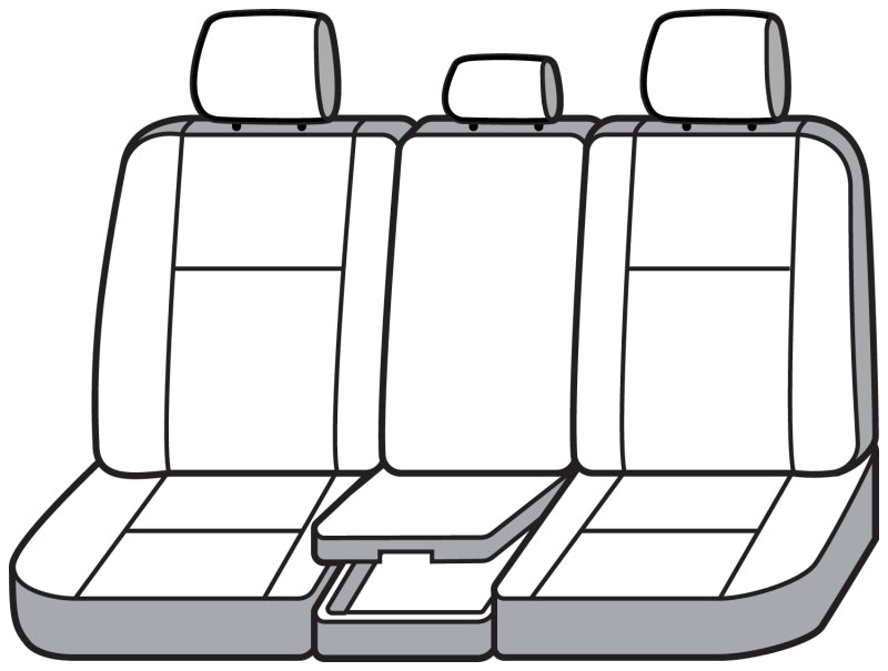 Covercraft 21-24 Ford F150 Endura PrecisionFit Custom Front Row Seat Covers - Charcoal/Black