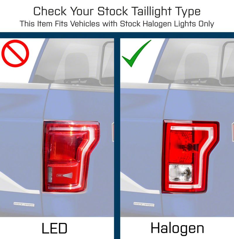 Raxiom 15-17 Ford F-150 LED Tail Lights w/ SEQL Turn Signals- Black Housing (Clear Lens)