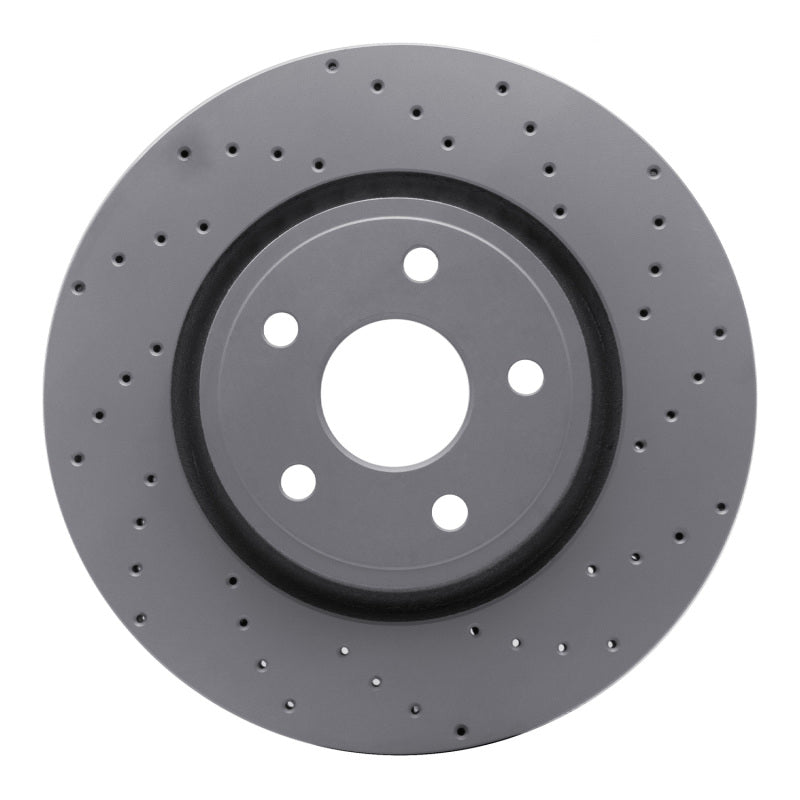 DFC 11-25 Dodge Durango Front Right Drilled Geoperformance Rotor