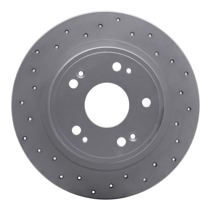 DFC 06-14 Honda Ridgeline Rear Left Drilled Geoperformance Rotor
