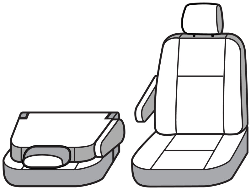 Covercraft Endura Waterproof Polyester SeatSaver Custom Front Row Seat Covers