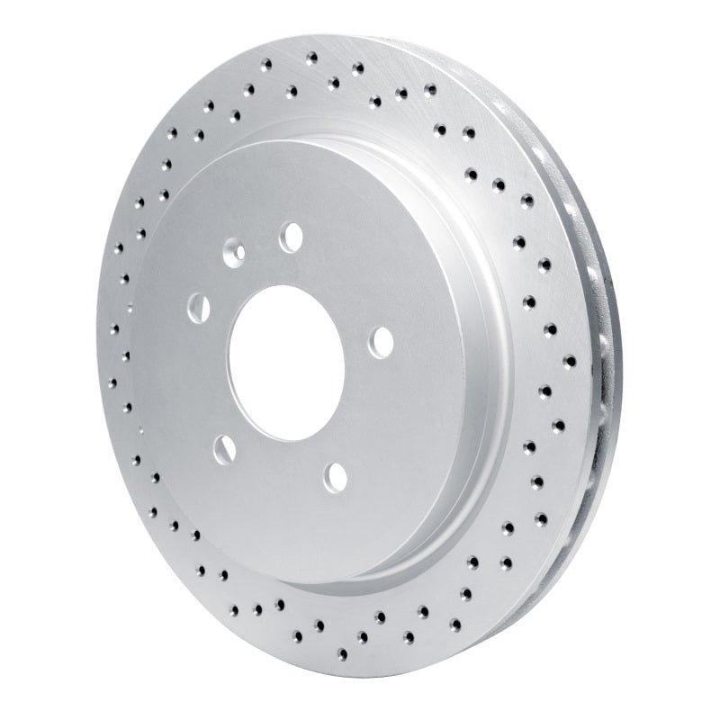 DFC 03-11 Cadillac Cts Rear Left Drilled Geoperformance Rotor