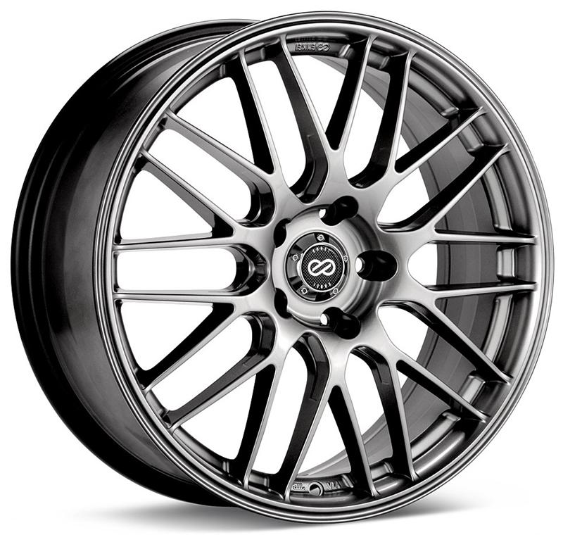 Enkei EKM3 18x8 5x112 Bolt Pattern 35mm Offset 72.6 Bore Dia Performance Hyper Silver Wheel