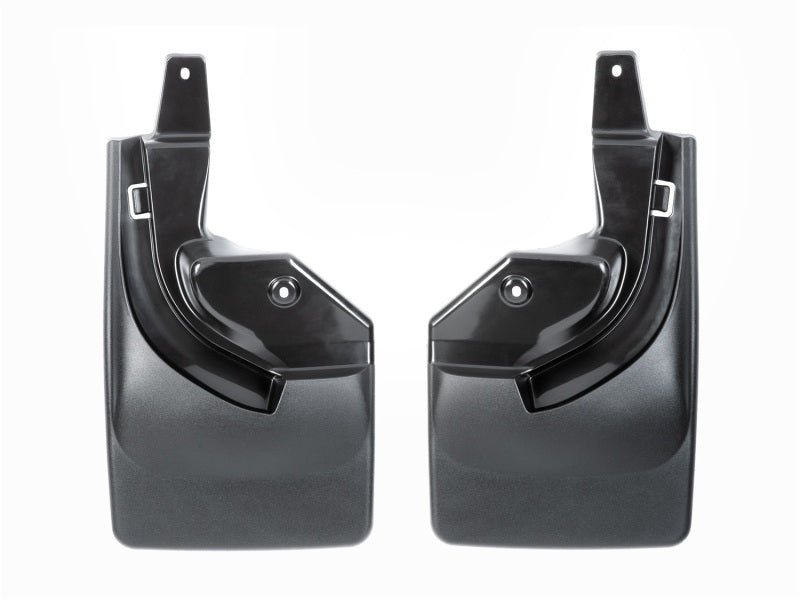 WeatherTech 2018+ Jeep Wrangler JL Rear No Drill MudFlaps - Black