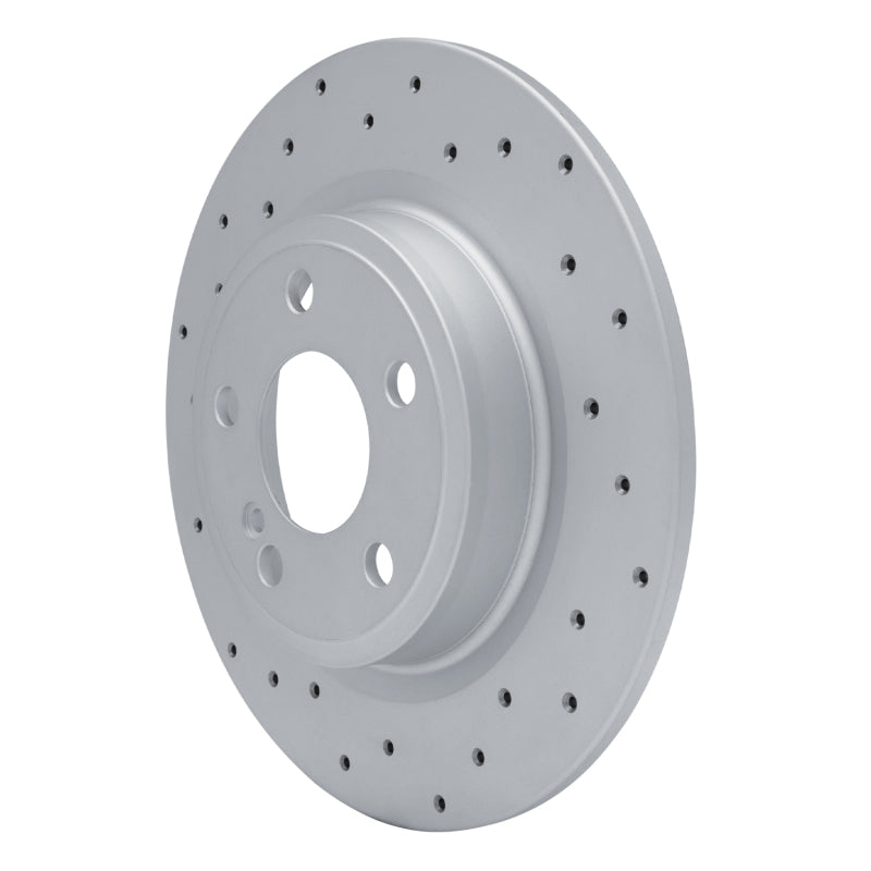 DFC 12-20 Mercedes-Benz Slk300 Rear Left Drilled Geoperformance Rotor