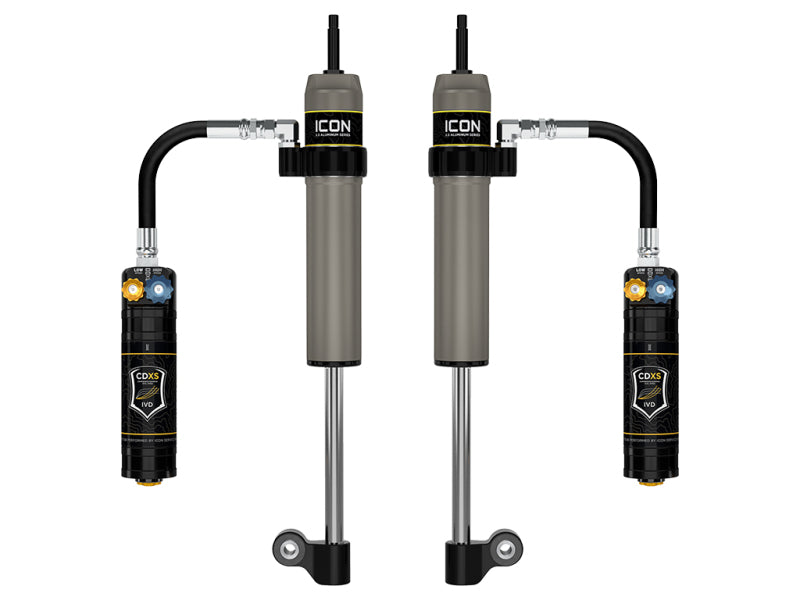 ICON 05-23 Toyota Tacoma Rear VS 2.5 Alum RXT Shock Absorbers Remote Resi w/ CDXS Pair