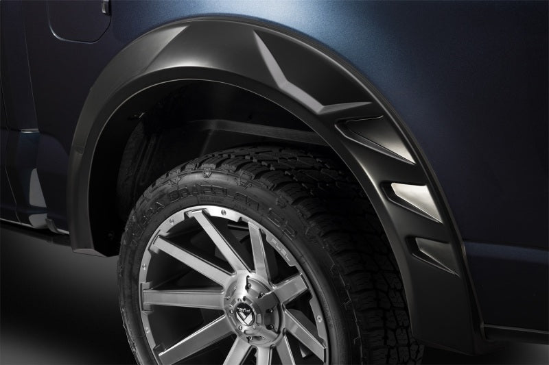 Husky Liners 19-24 GMC Sierra 1500 (69.9/79.4in. Bed) DRT Style Fender Flares (Smooth) 4pc - Blk