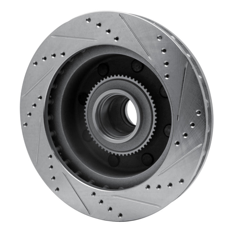DFC 99-02 Ford F-250 2WD (Super Duty) Front Left Drilled & Slotted Silver Brake Rotor
