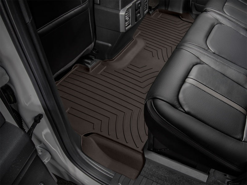 WeatherTech 2017+ Ford F-250/F-350/F-450/F-550 SuperCab/SuperCrew Front FloorLiner HP - Cocoa