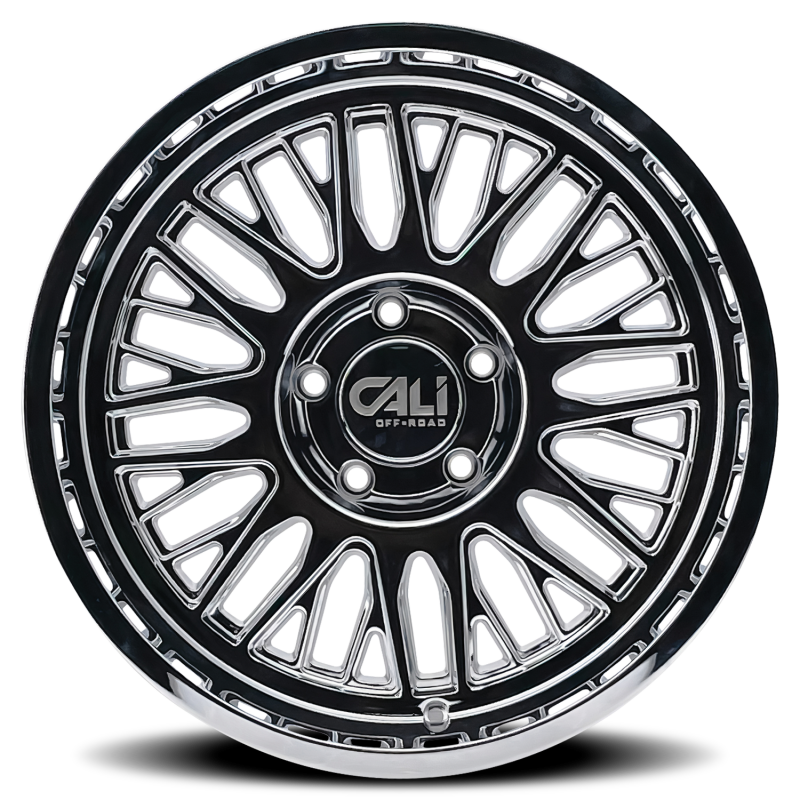 Cali Off-Road 9116 Vertex 20x10 / 6x139.7 BP / -25mm Offset / 106mm Hub Chrome Wheel