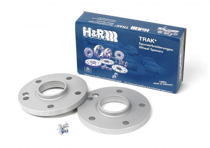 H&R Trak+ 20mm DRM Wheel Adaptor Bolt 5/114.3 Center Bore 66.2 Stud Thread 12x1.25 - Black