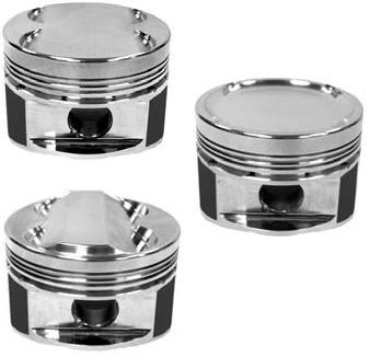 Manley 08+ Mitsubishi Evo X (4B11T) 86mm STD Bore 9.0:1 Dish Piston Set with Rings