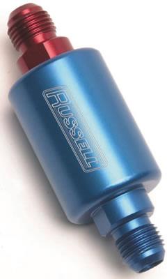 Russell Performance Black Anodized (3in Length 1-1/4in dia. -6 male inlet/outlet)